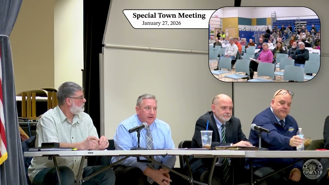 Special Town Meeting 01-27-26