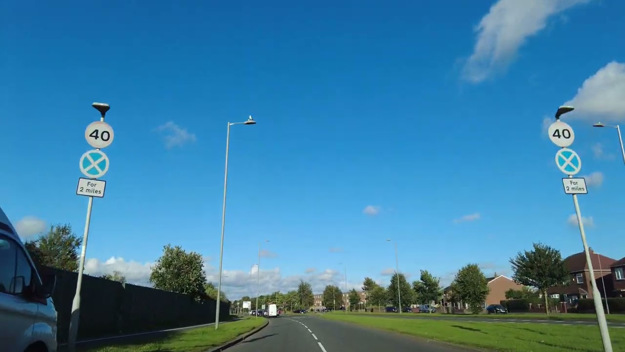 Driving On Walton Vale, Longmoor Lane & Valley Road, Liverpool, England 6th August 2023