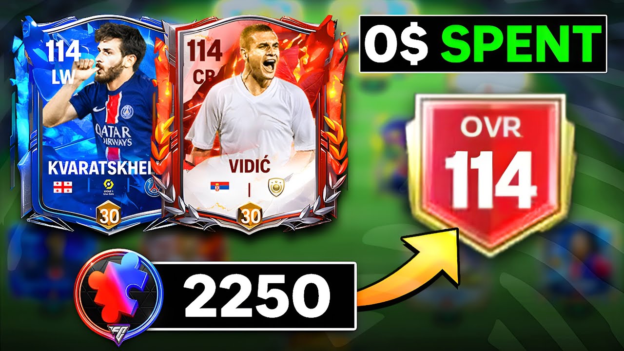 KVARATSKHELIA & VIDIC Join My F2P Team - FC Mobile