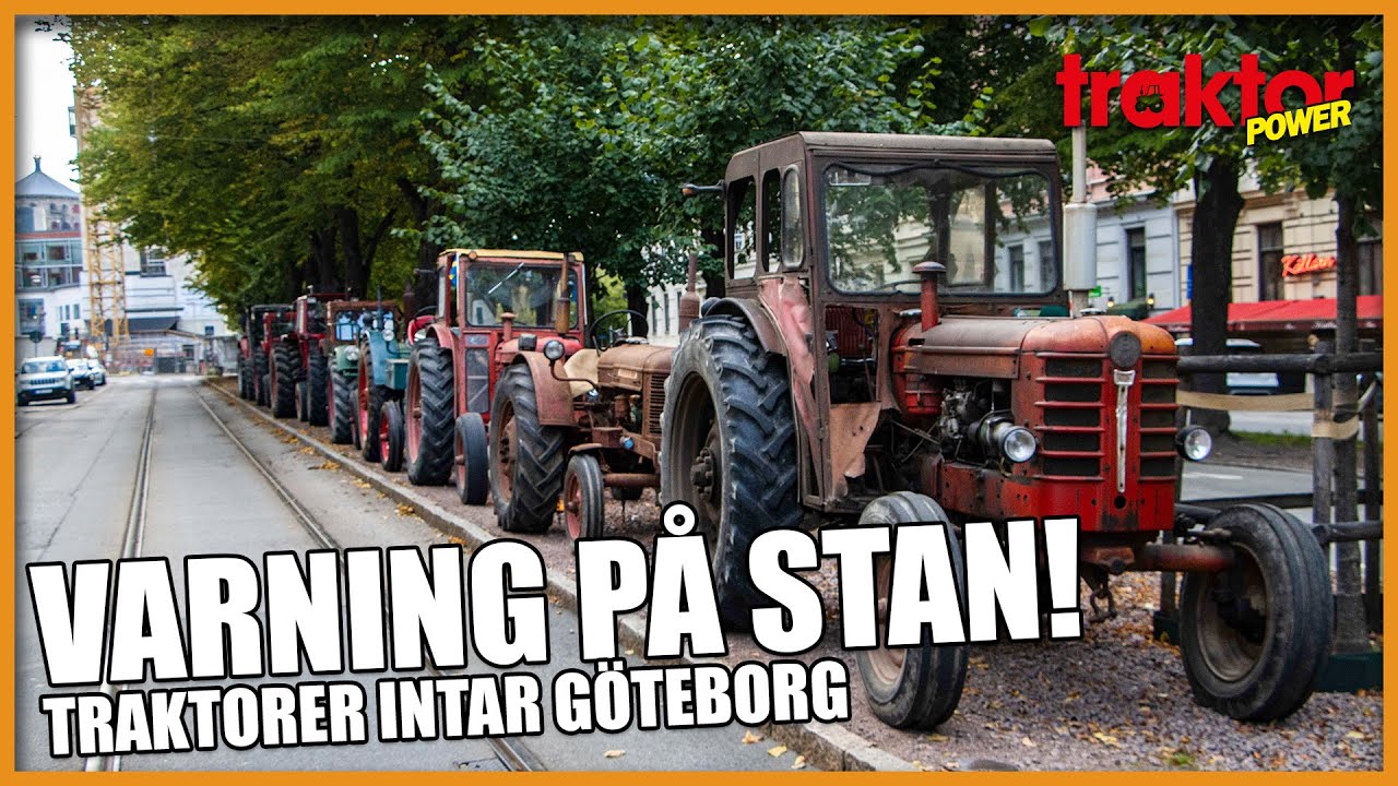 VARNING PÅ STAN! – traktorerna drar in till city