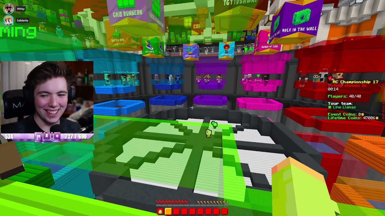 Quig's MCC 17 POV - Lime Llamas w/ GeminiTay, SolidarityGaming & fWhip