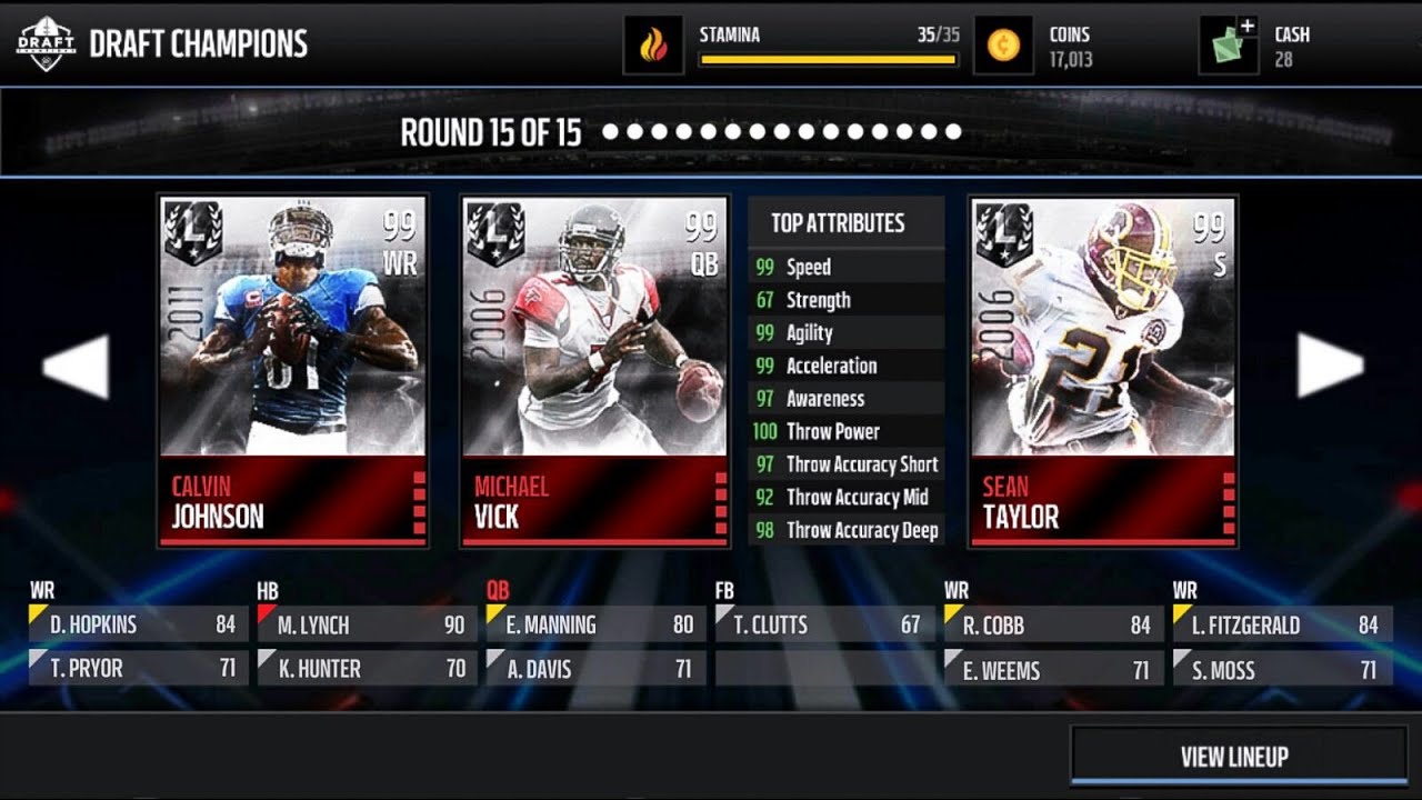 Madden Mobile Draft Champions! Ep 1.