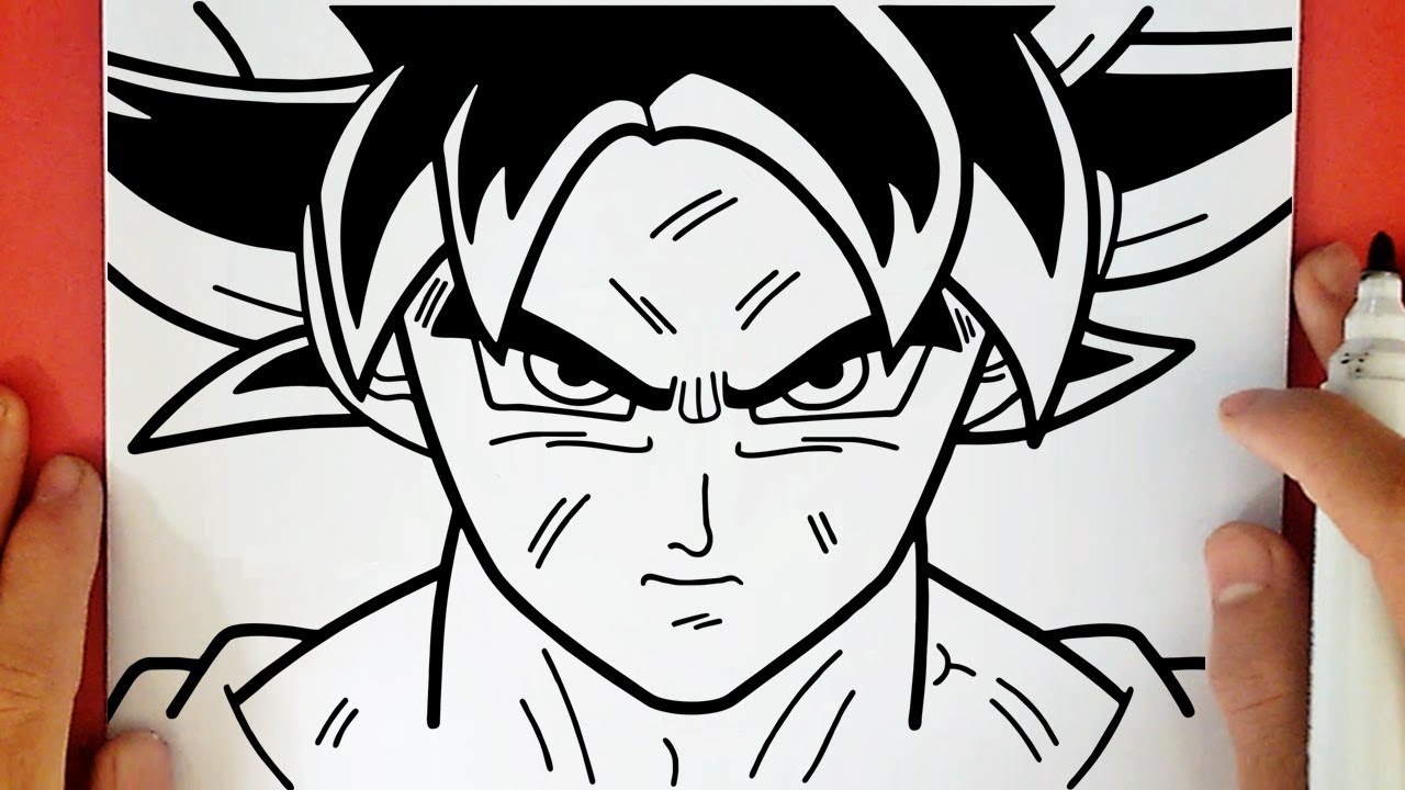COMO DIBUJAR A GOKU ULTRA INSTINTO
