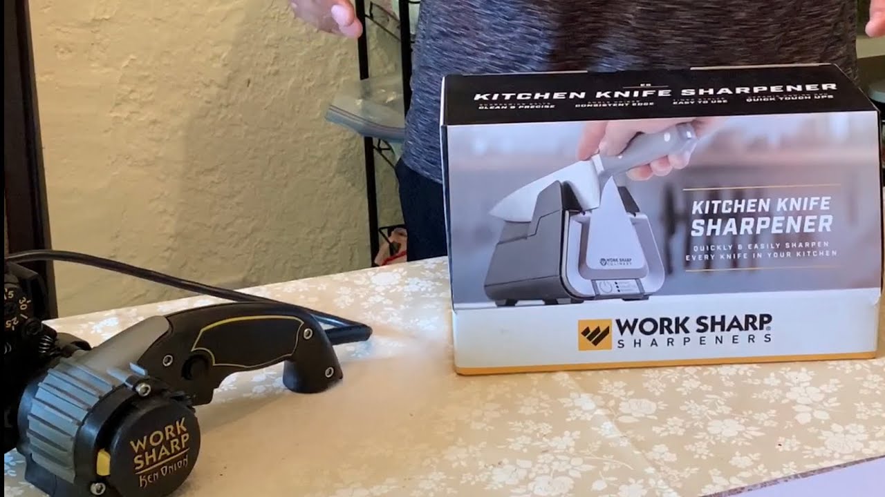 Work Sharp E5 Kitchen Knife Sharpener review and comparison to Ken Onion edition