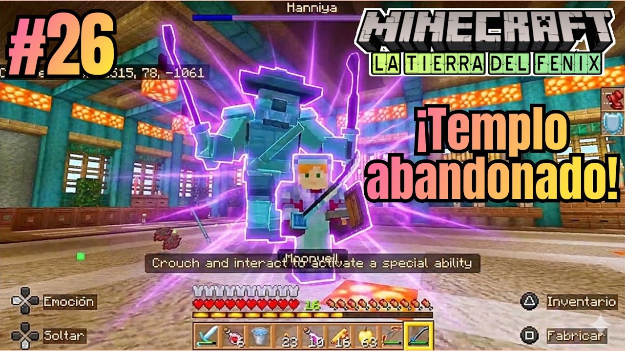 ¡La Primera DUNGEON de mi Vida y SUPERJEFE  Ninja! | Minecraft la Tierra del Fénix #26