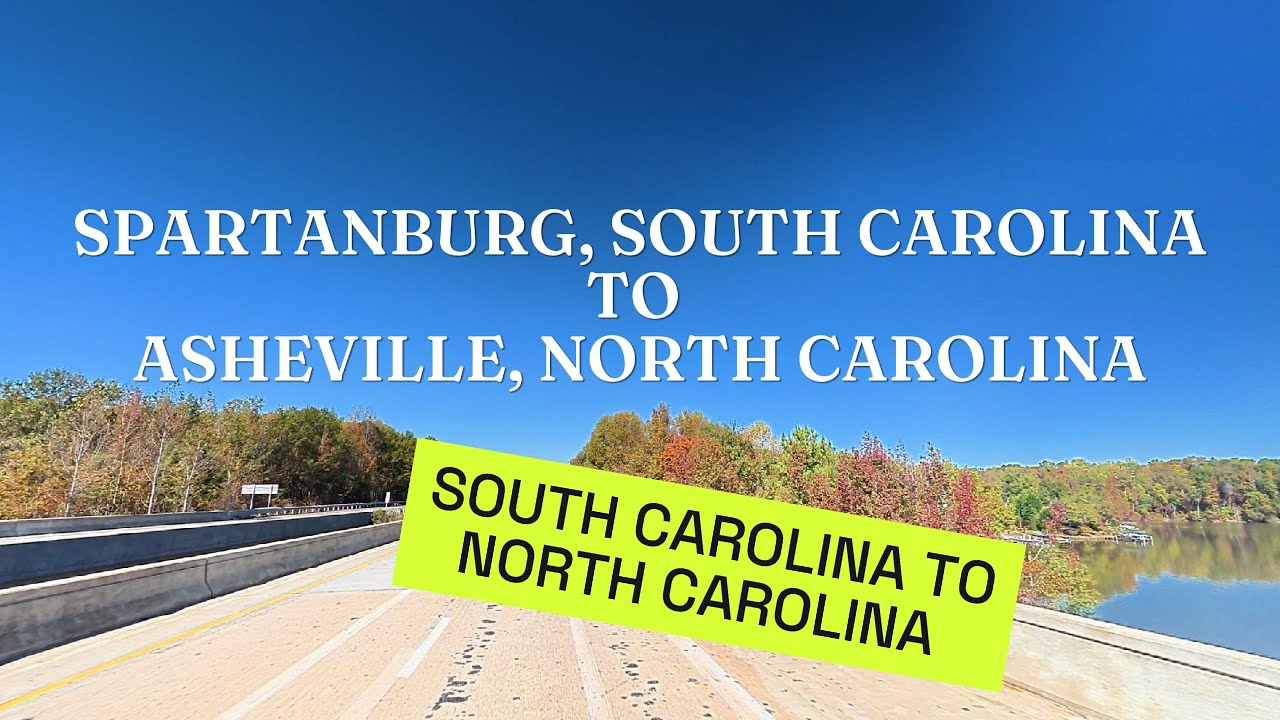 Driving from Spartanburg to Asheville | Scenic Mountain Views & City Sights 🌄🚗