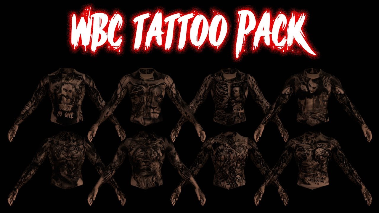 Tattoo Pack V1 | Whiteboyz Customz | Fivem Tattoo Pack