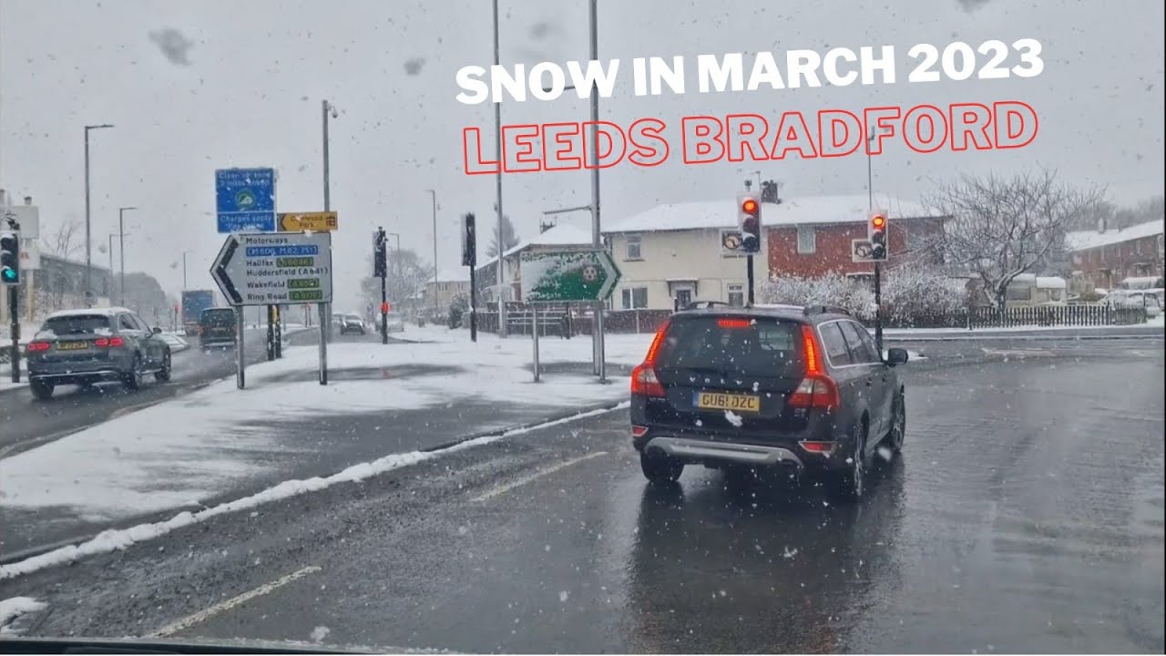 Snowing in the month of March 2023 in UK