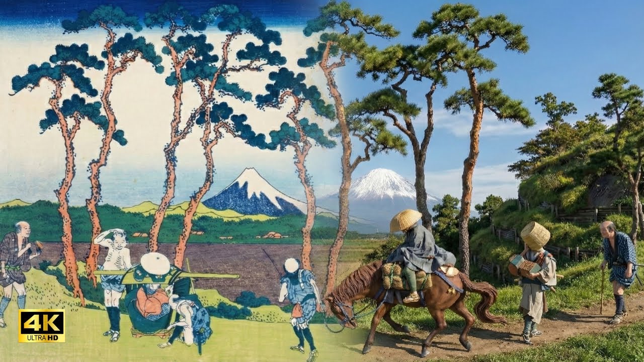 もし江戸の絵が現実だったら｜最新AI実写化｜If Edo-Era Paintings Were Real (Latest AI)