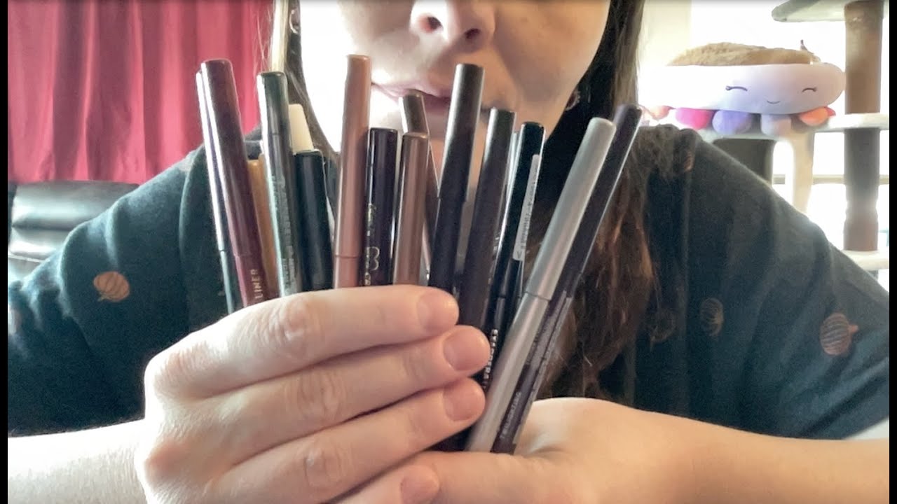 ASMR let me line your lips and eyes with colourful liner | whispers and soft spoken