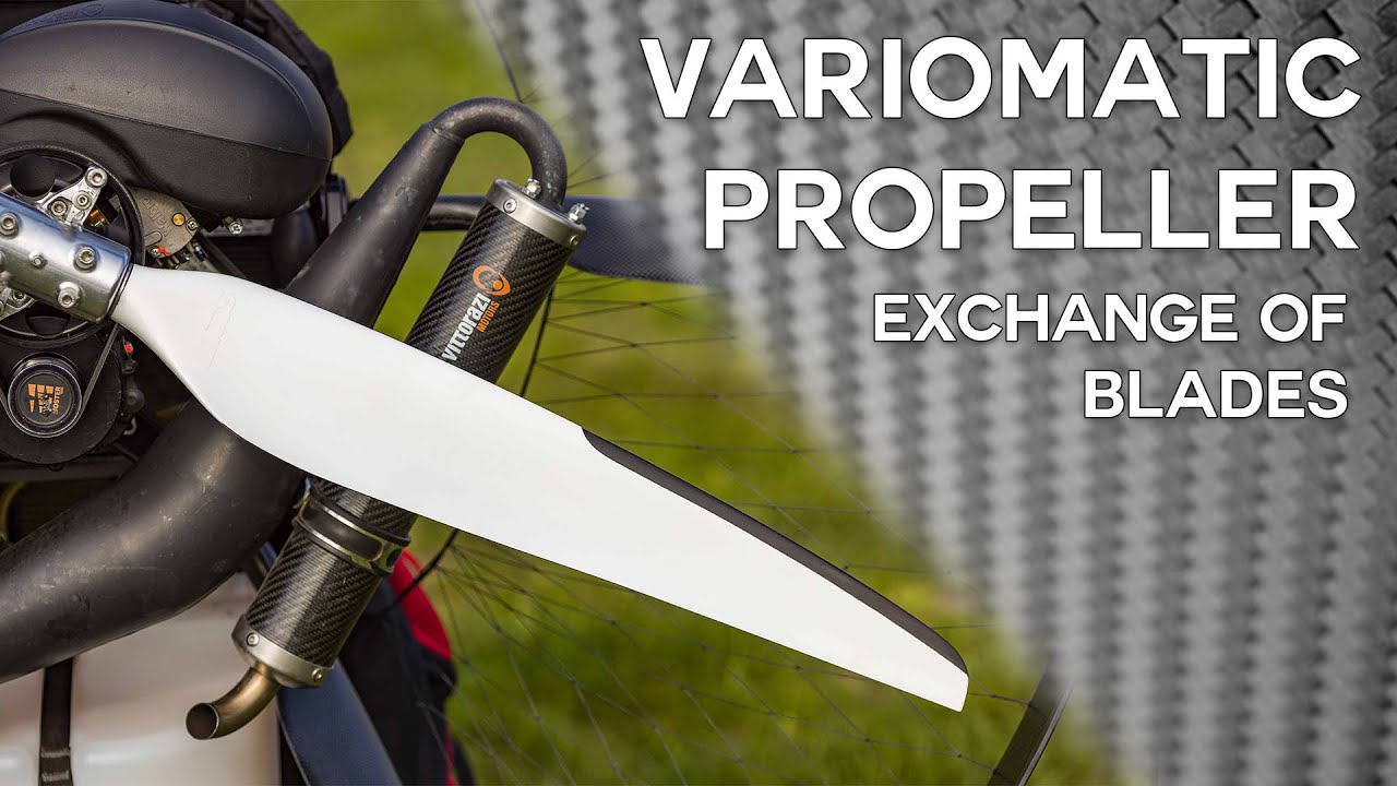 Variomati propeller: changing blade