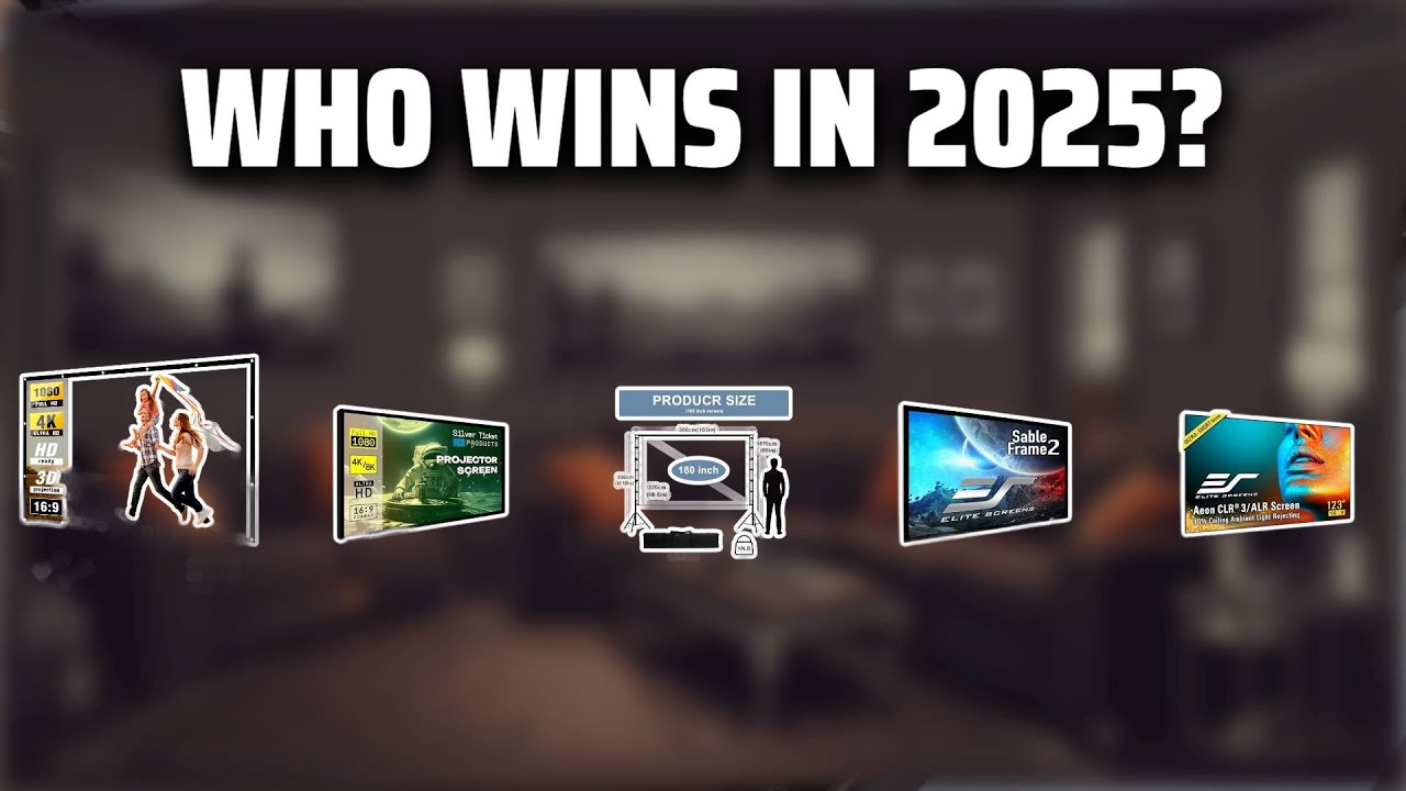 The Top 5 Best Projector Screen 4K in 2025 - Must Watch Before Buying!