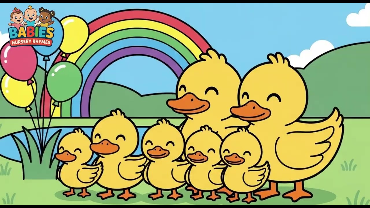 Five Little ducks compilation for kids