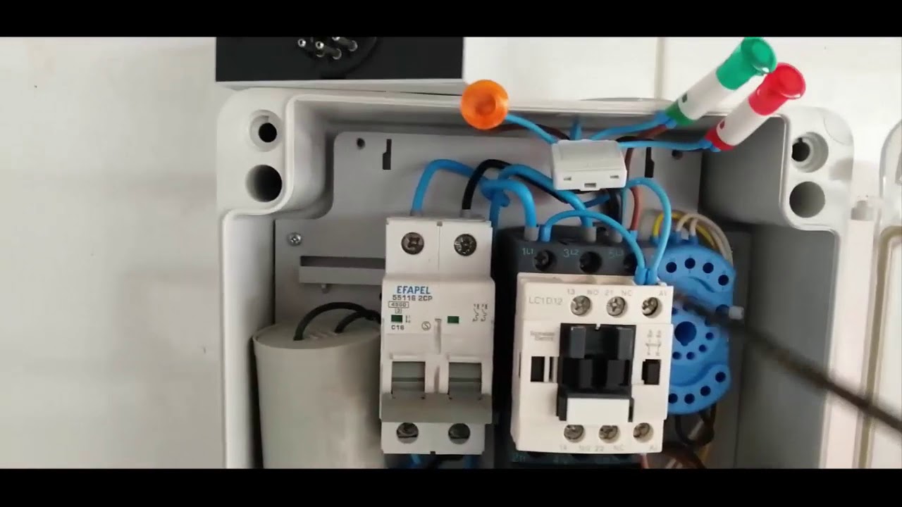 pompe immergée monophasée schéma PRATIQUE