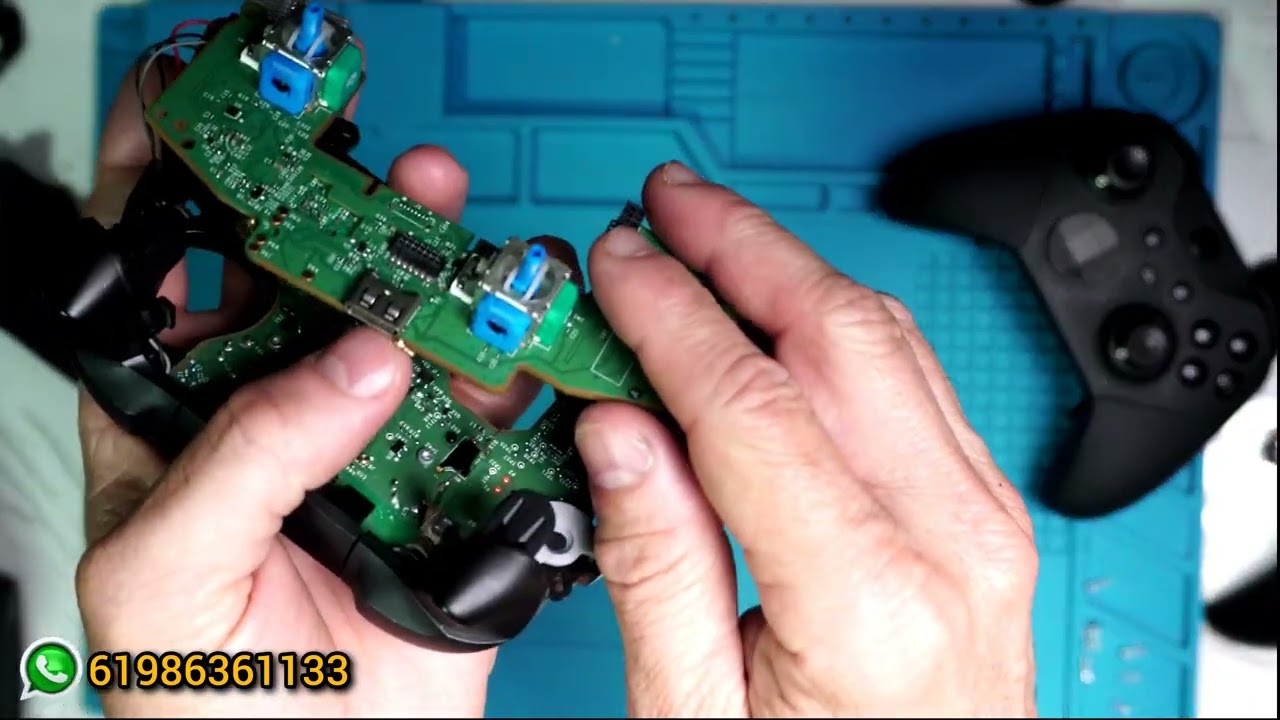 CONTROLE ELITE SERIES 2 ANALÓGICOS TMR K-SILVER BACK PLATE RUIM PARTE 2