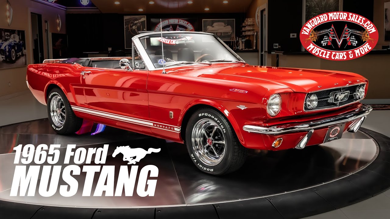 1965 Ford Mustang Convertible For Sale Vanguard Motor Sales #8591