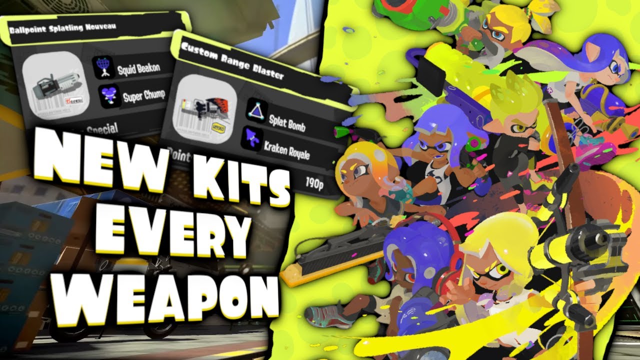 One NEW KIT For EVERY Splatoon 3 Weapon