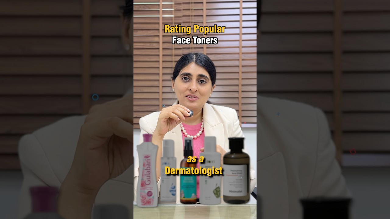 Rating Popular Face Toners as a Dermatologist #skincare #dermatologisttips