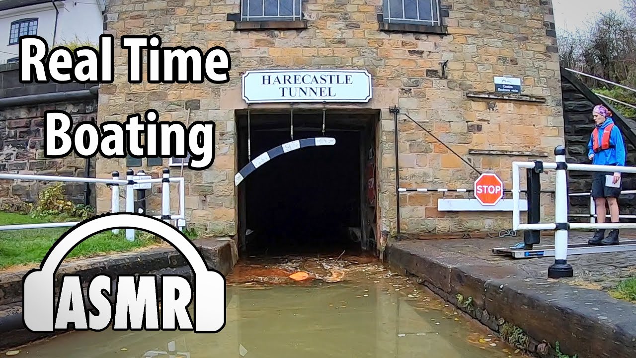 Harecastle Tunnel - Real Time Narrowboat Cruise (Northbound)