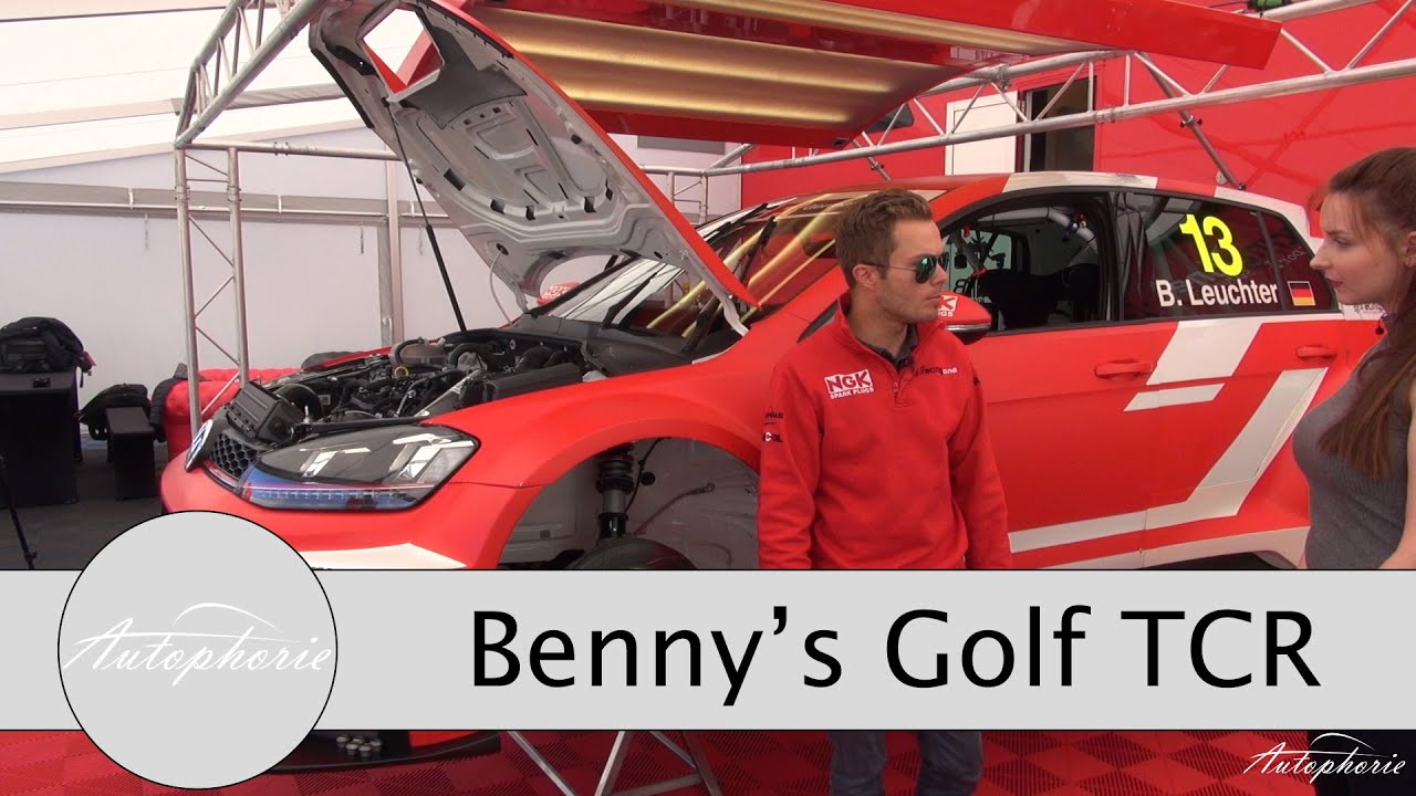 Benny Leuchter stellt seinen VW Golf TCR 