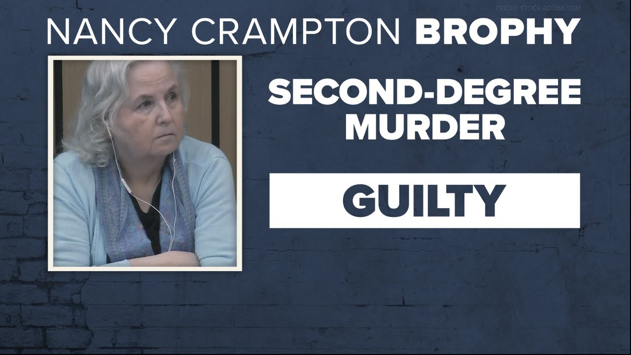 Jury finds romance novelist Nancy Brophy guilty of second-degree murder | Live stream