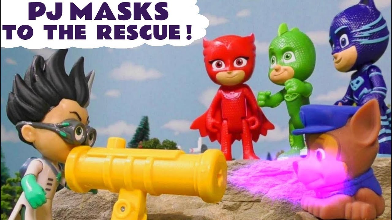 PJ Masks To The Rescue vs Romeo Story With The Funny Funlings