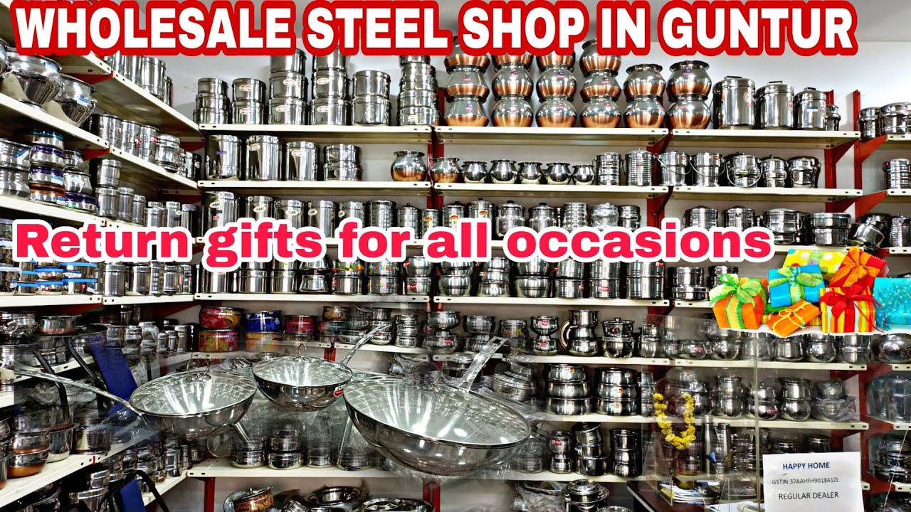Wholesale Return gifts Market in Guntur || Retrun gifts for all occasions || Happy Home #guntur