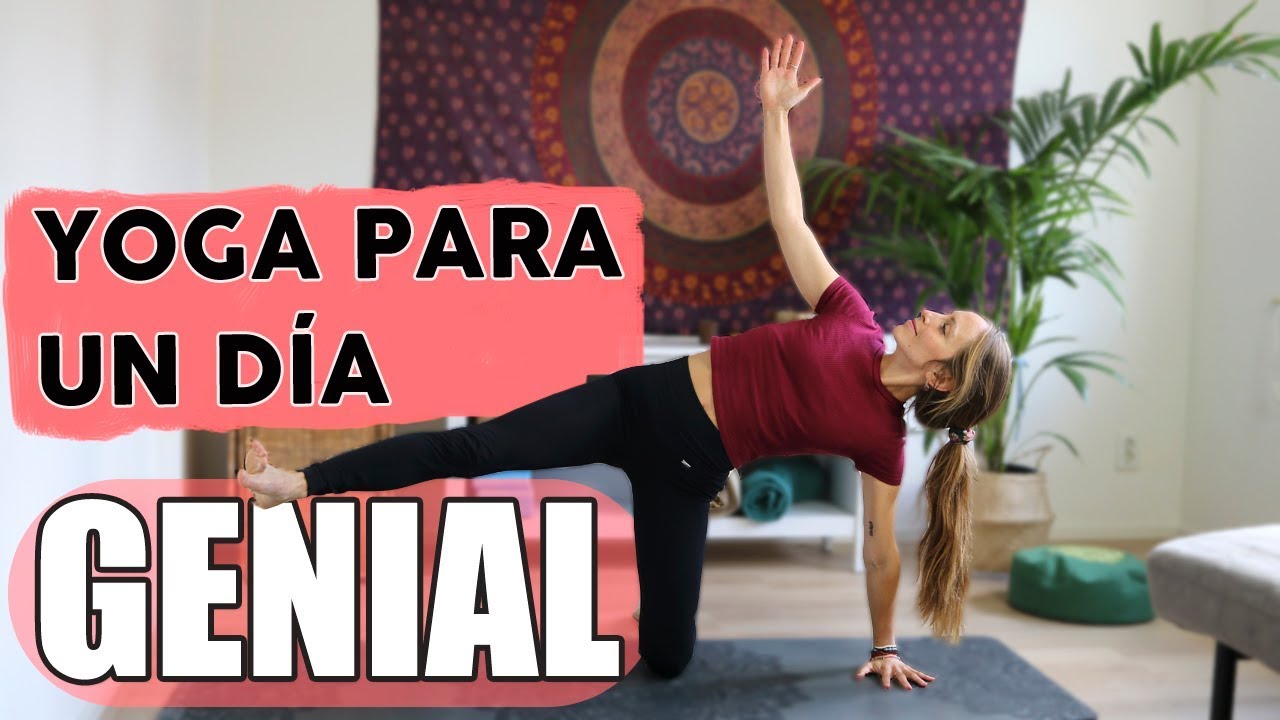 YOGA PARA UN DÍA GENIAL 🌈Yoga para la mañana ☀️
