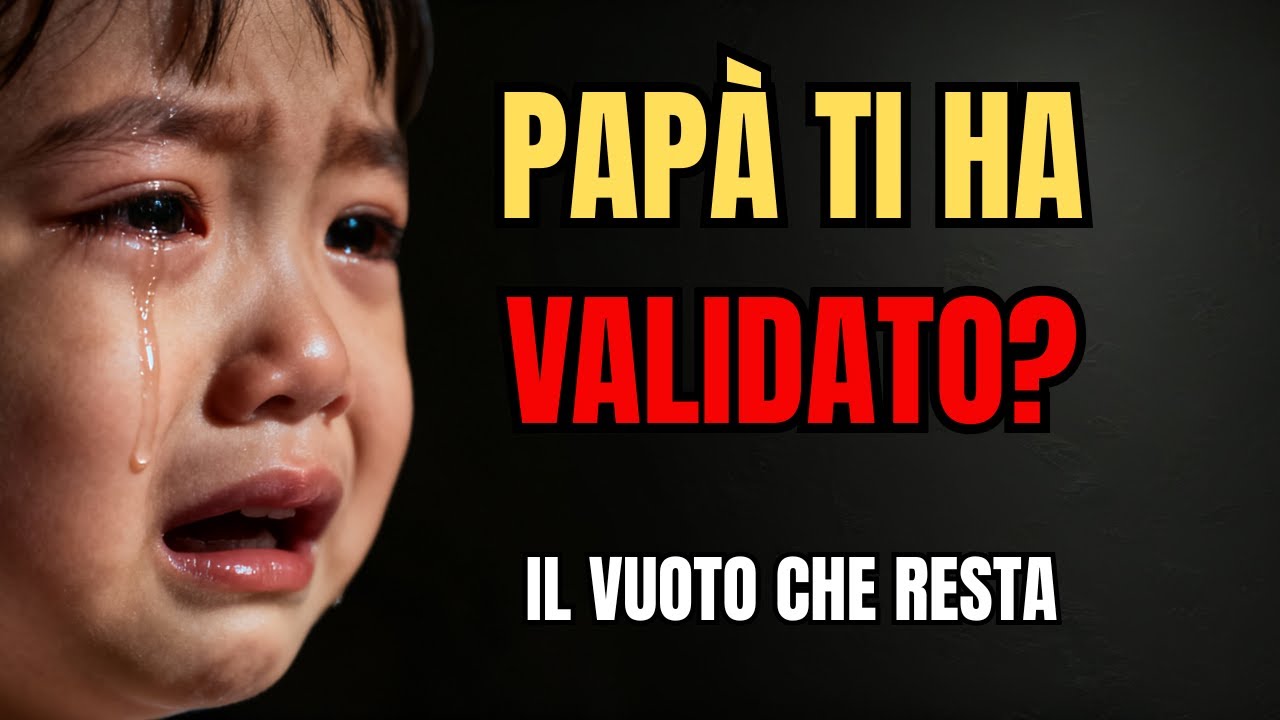 Cosa succede quando un PADRE non VALIDA mai suo figlio - il vuoto che resta