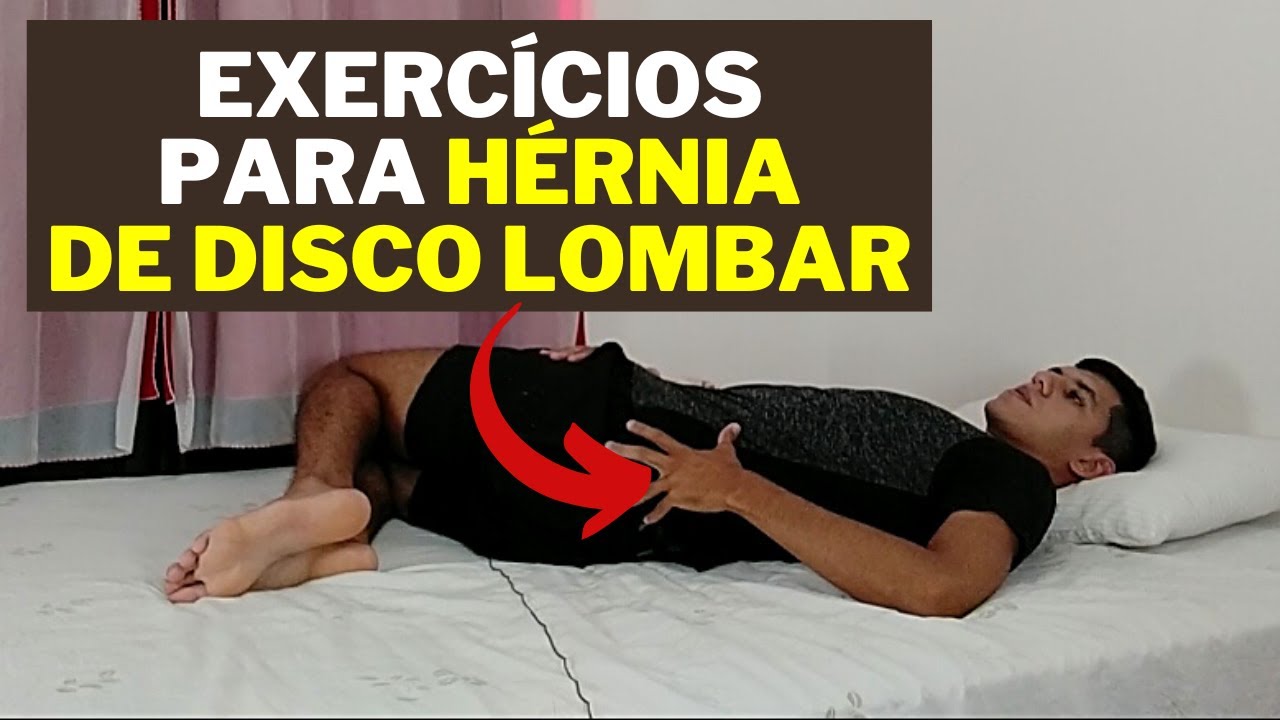 EXERCÍCIOS PARA HÉRNIA DE DISCO LOMBAR