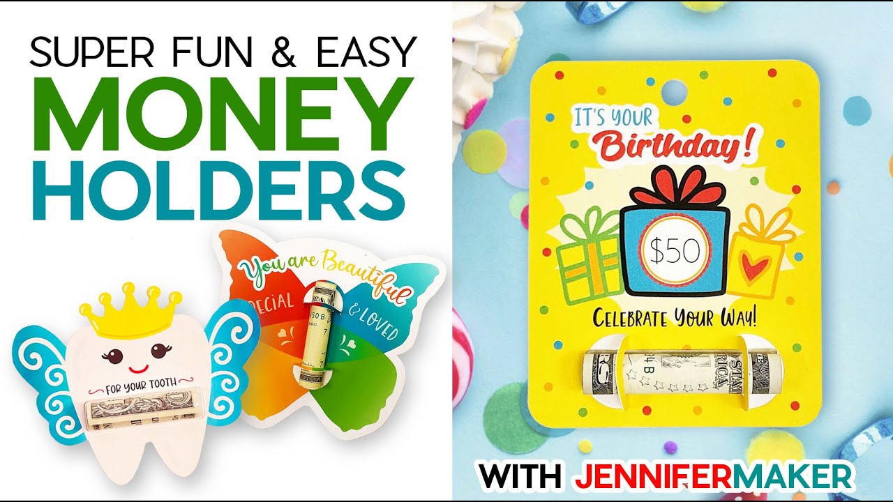 DIY Money Holder Cards - Two Ways to Make!