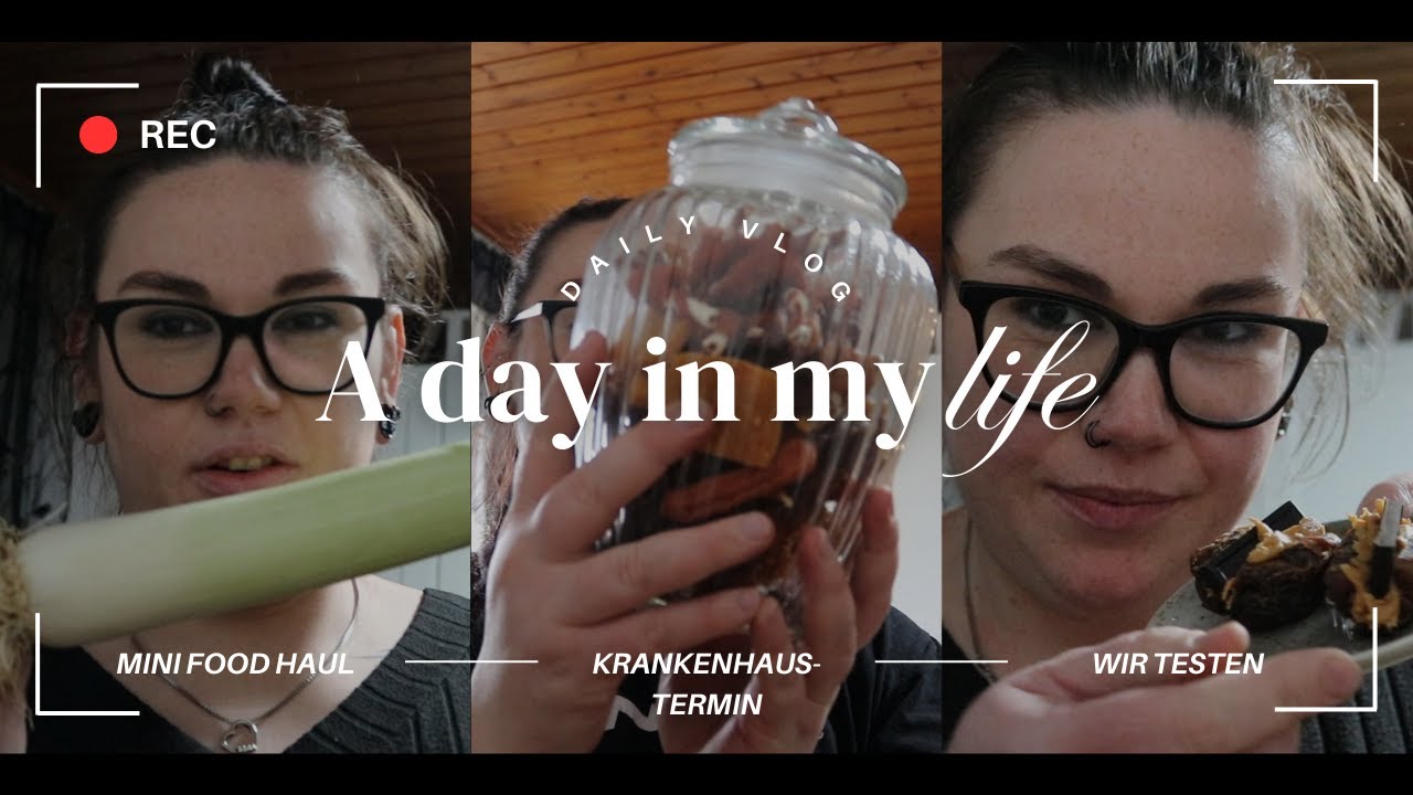 Vlog/Mini Food Haul/Krankenhaustermin/wir testen