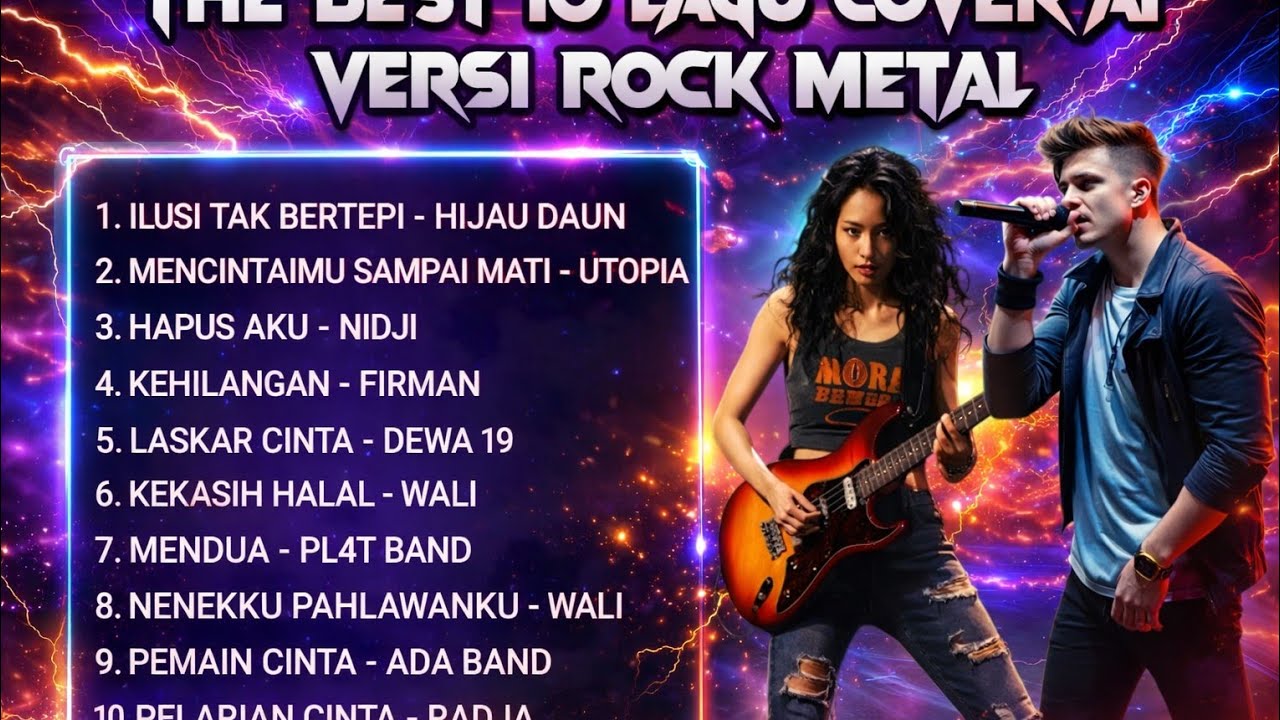 🎸 TOP 10 Cover Rock Metal Lagu Indonesia | Headbang Nonstop!