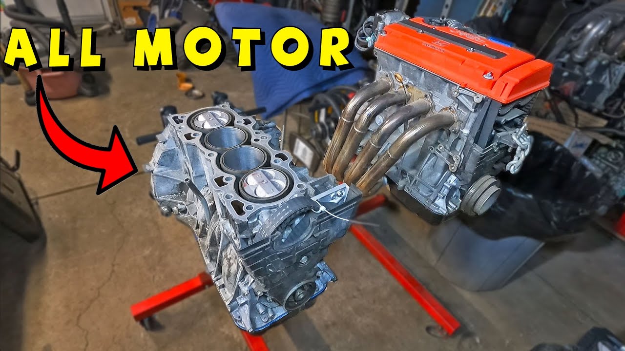 ALL MOTOR B18B1 Short Block Progress