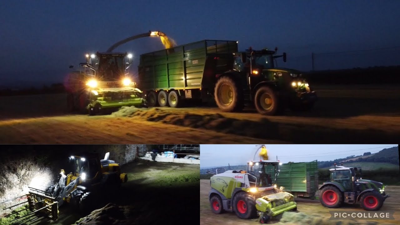 The start of second cut silage 2021 (AIDAN WICKHAM & SONS ) ~Class Jaguar 980 ~ Volvo L90
