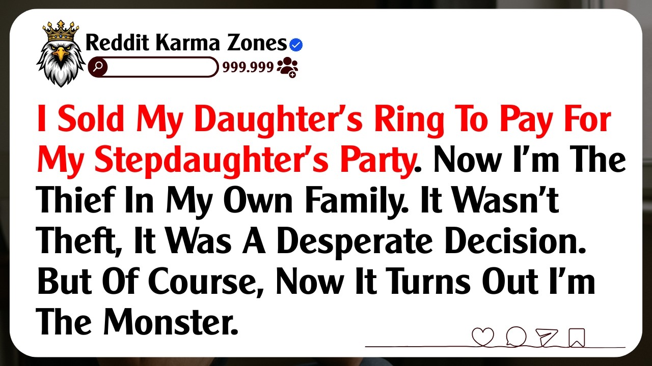 I Sold My Daughter's Ring To Pay For My Stepdaughter's Party. Now I'm The Thief In My Own Family....