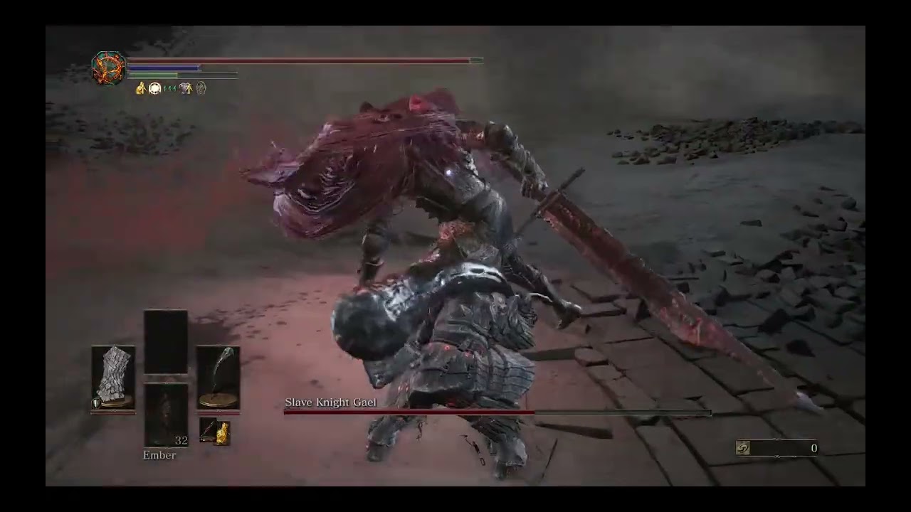 Lore Accurate Havel vs Slave Knight Gael (no rolling) | DARK SOULS™ III