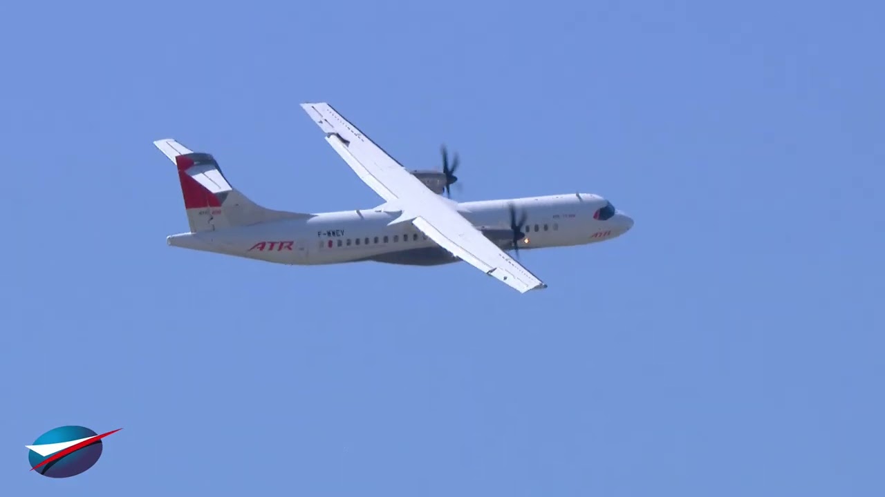 🛩 Vol de l'ATR 72-600 | Salon du Bourget 2025 | 17 06 2025