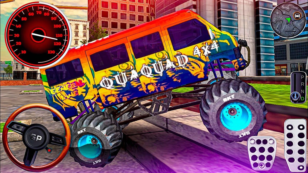 Monster Truck 4×4 Driving Simulator || Mega Truck Simulator Games 3D Android Gameplay