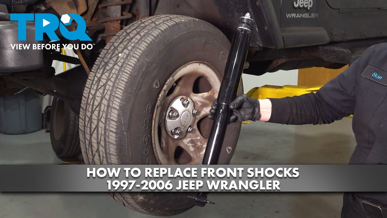 Как заменить передние амортизаторы Jeep Wrangler 1997-2006 годов