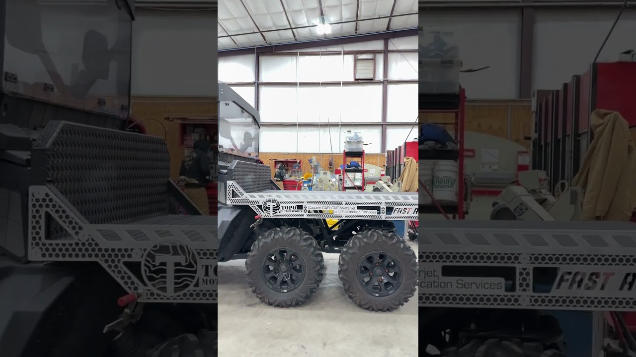 Can-Am Defender 6x6 flat bed getting some upgrades