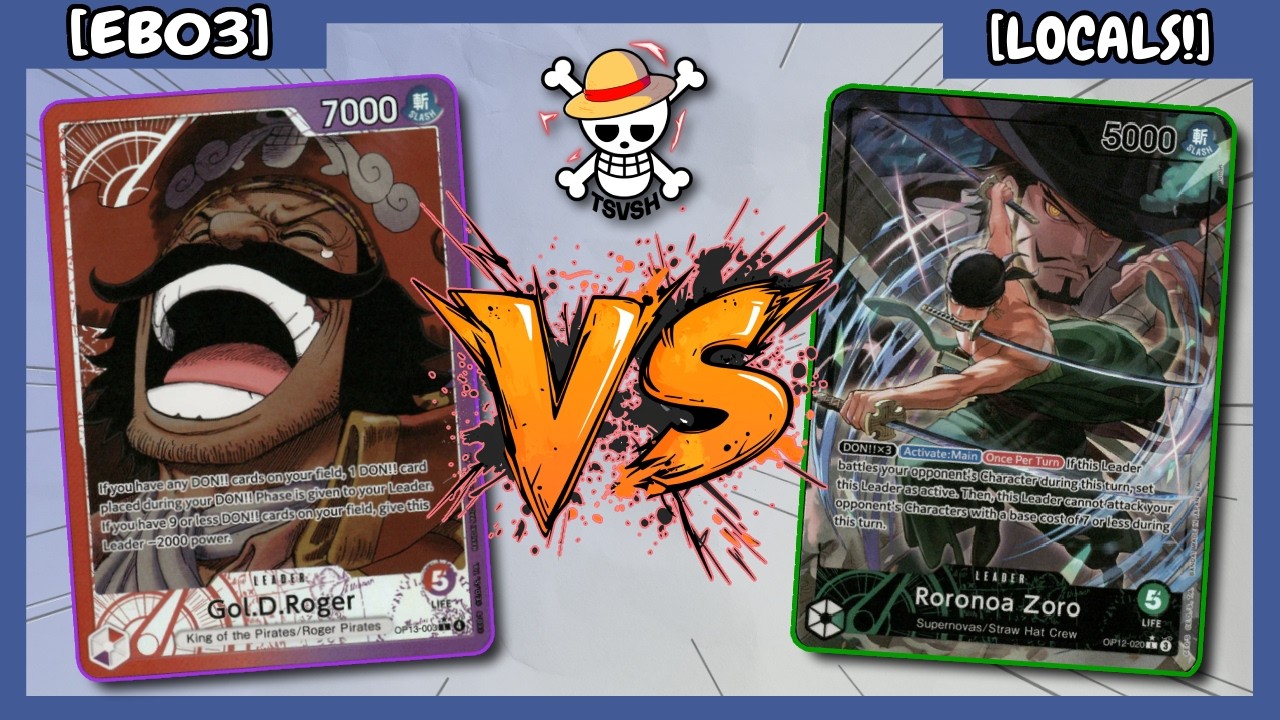 (EB03) Store Treasure Cup RP Roger VS G Zoro (@DirtyChaiTCG ) OPTCG POV