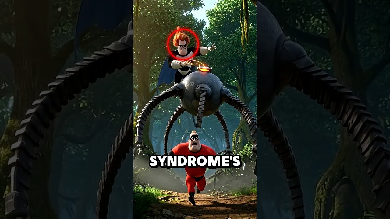 Was Syndrome Targeting Frozone First? #theincredibles #shorts
