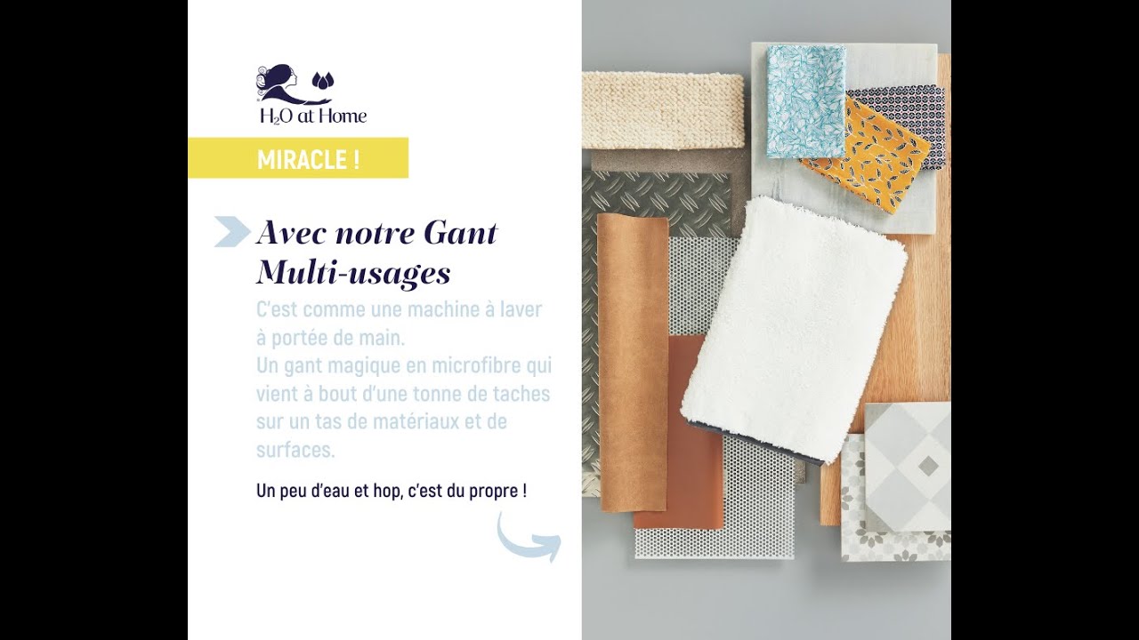 le gant multi usage H2o