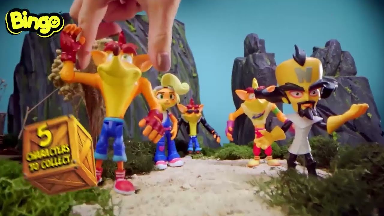 Bingo Toys - Jump into the world of Crash with CRASH Bandicoot Action Figures, New at Bingo😍