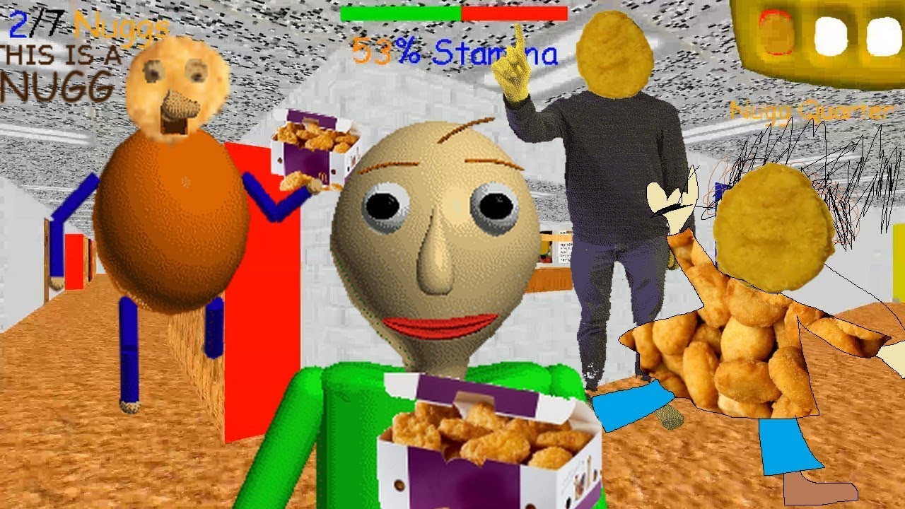 Baldi Likes Nuggs v1.4.3 Port - Baldi's Basics V.1.4.3 Mod