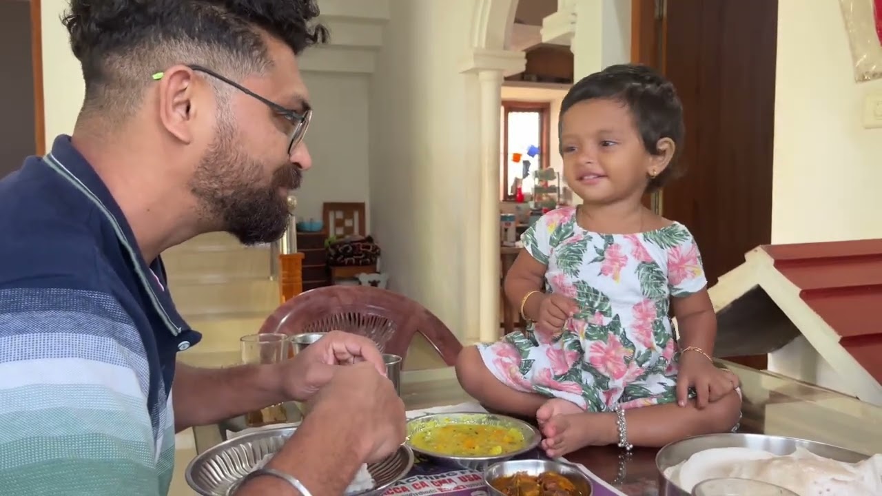 അച്ഛന്റെ പൊന്നുമോൾ😘kiya baby##video#baby girl❤️