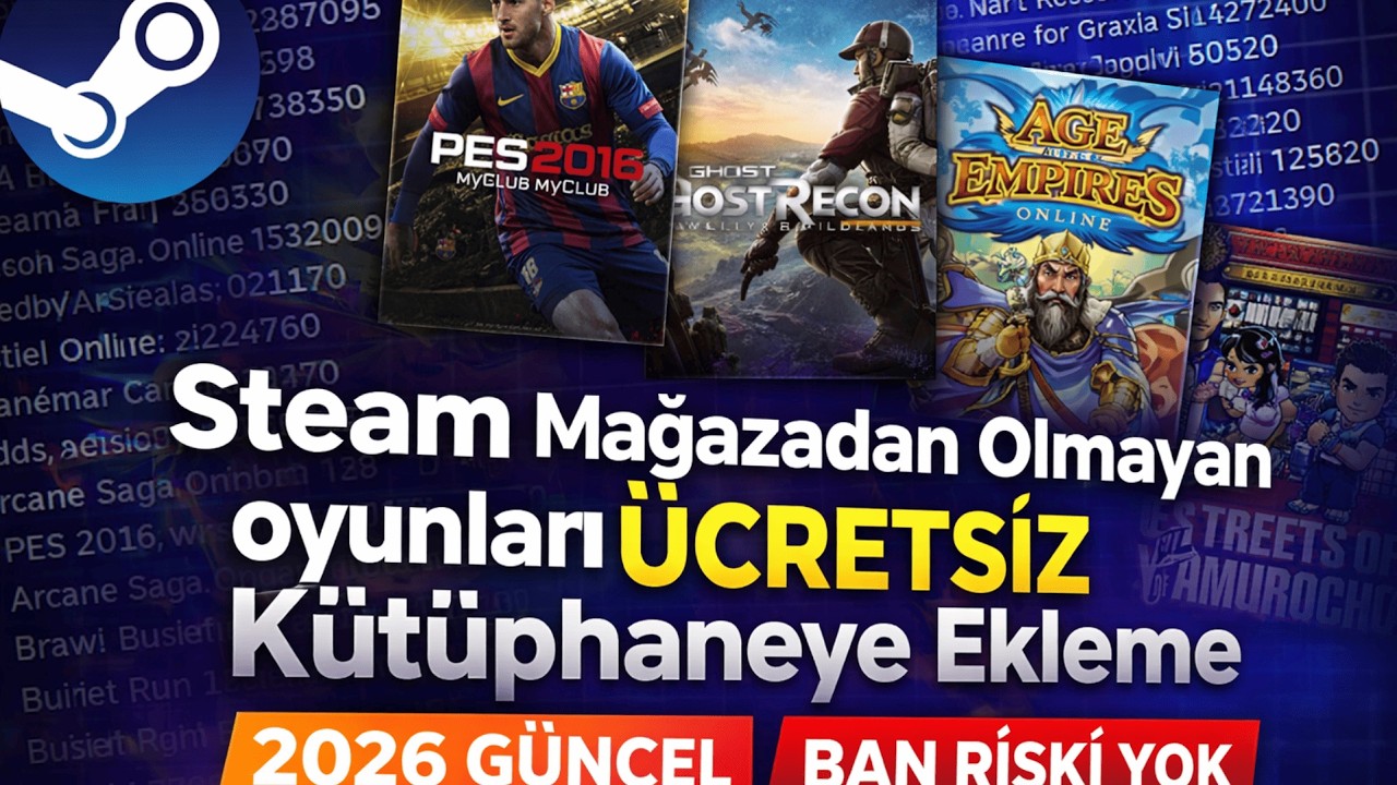 Steam Mağazada Olmayan Oyunları Kütüphaneye Ekleme (2026 GÜNCEL)