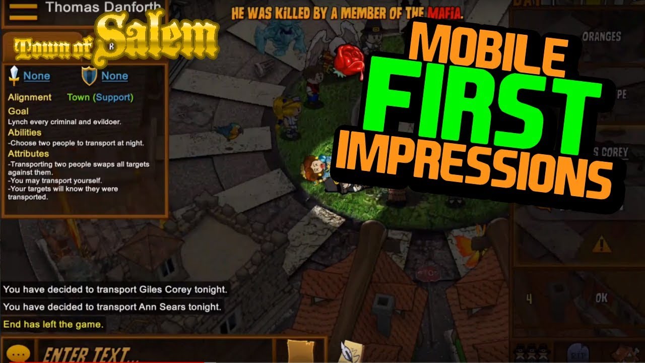 TOWN OF SALEM MOBILE | Первые впечатления от Mobile Town of Salem