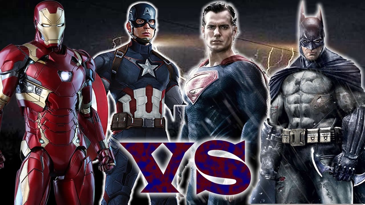 Capitán & Ironman VS Superman & Batman  [ BATALLAS DE RAP ]